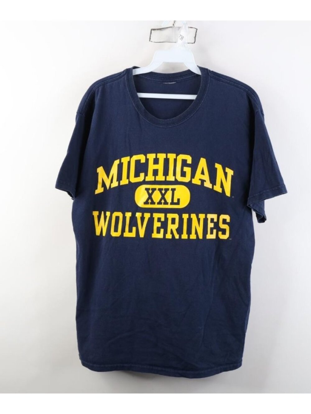 Vintage 90s Y2K Mens Medium Faded University of Michigan Short Sleeve T-Shirt